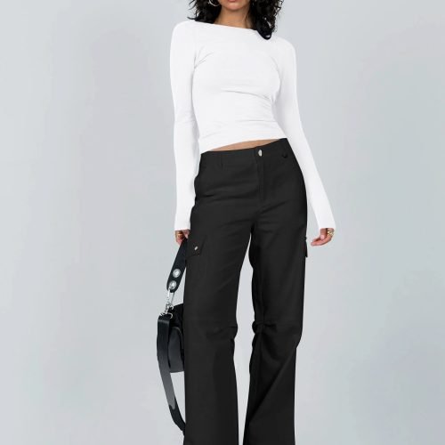 Big halter top with long sleeves