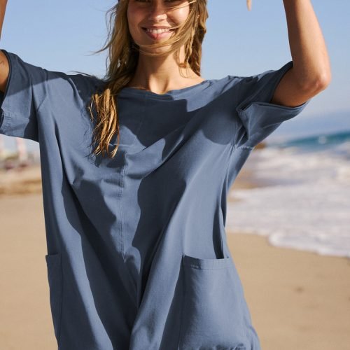 Backless loose casual shorts